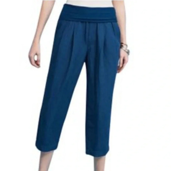 Anthro HEI HEI turquoise blue pants XS New with Tags - Picture 1 of 9